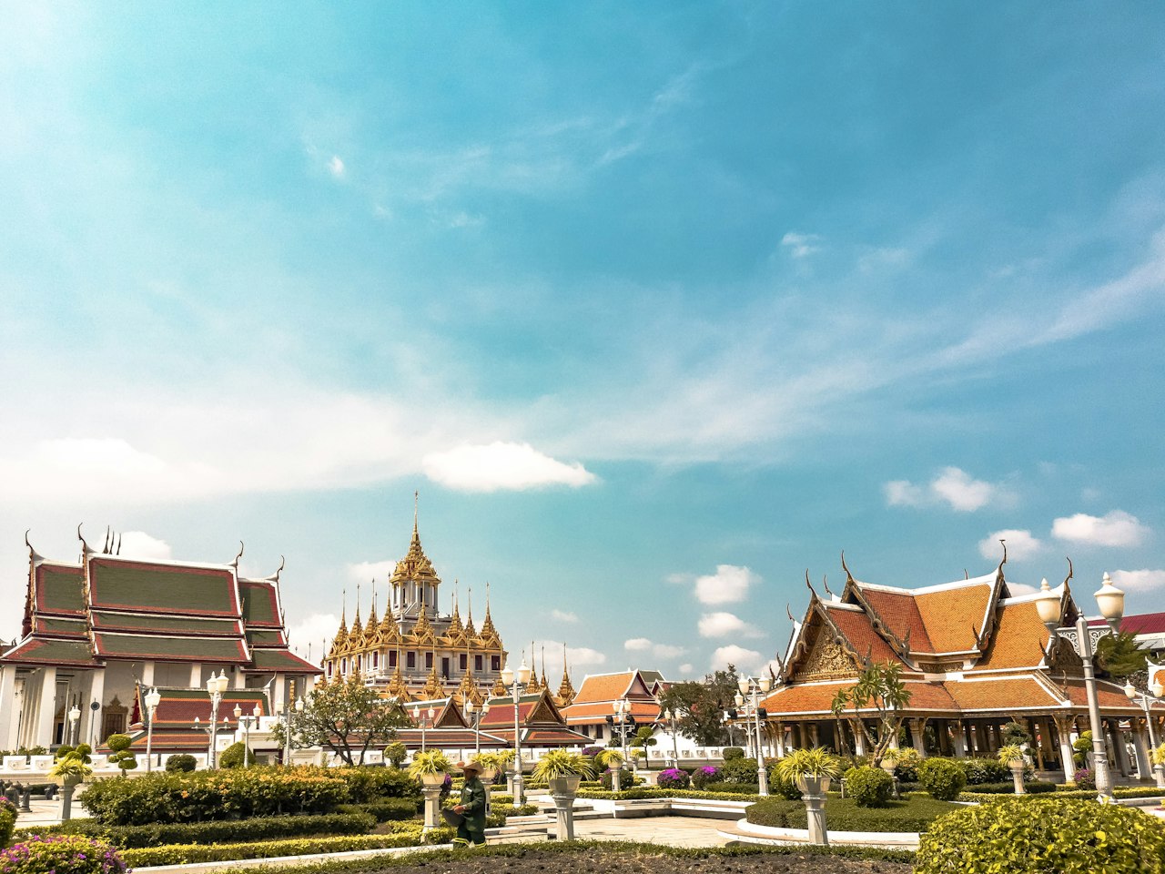 วิวกรุงเทพใกล้พื้นที่สำนักงานถนนพระรามที่สี่